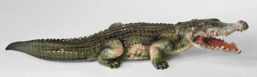 obrazek 1 Ozdobna figura krokodyla z ceramiki - Il Gattopardo