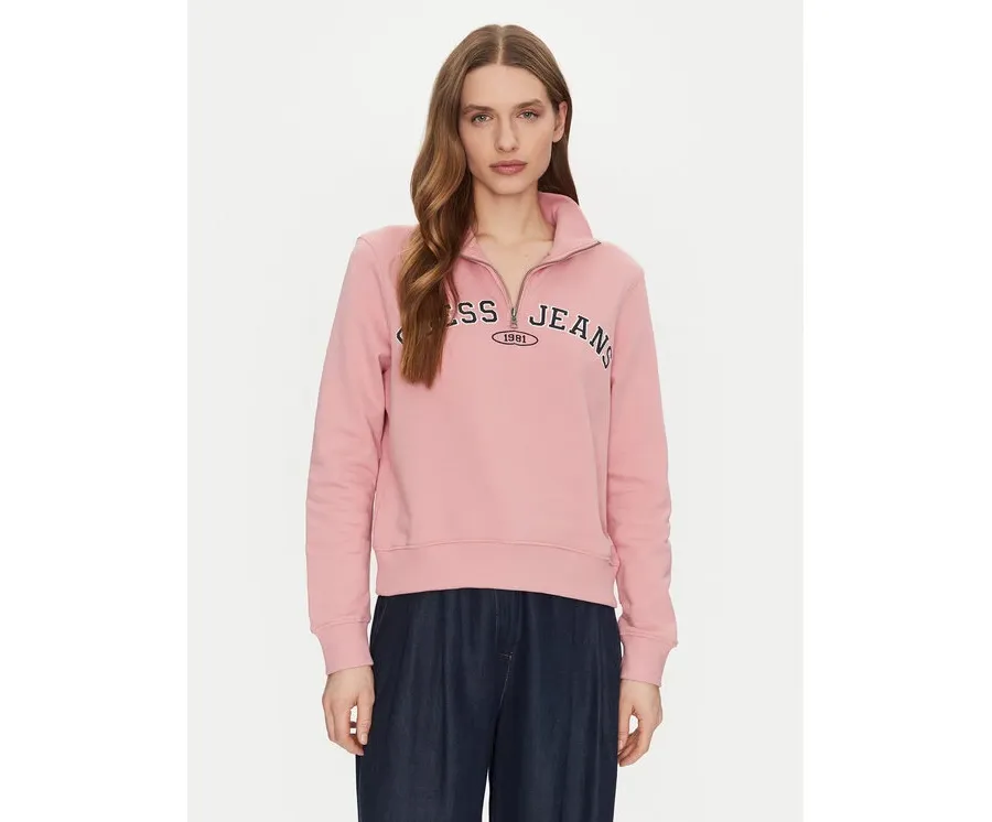 obrazek 1 Guess Jeans Bluza W5RQ25 K68I4 Różowy Regular Fit