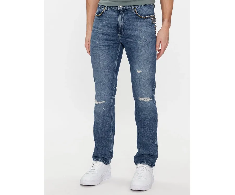 obrazek 1 Hugo Jeansy Hugo 708 50507479 Niebieski Slim Fit HUGO