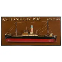 Zdjęcie Dekoracyjny panel z modelem statku Tramp Steamer