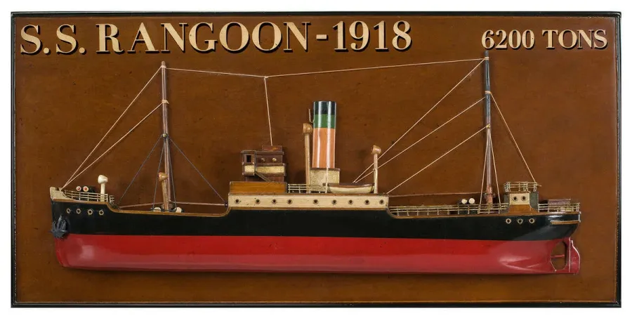 obrazek 1 Dekoracyjny panel z modelem statku Tramp Steamer 