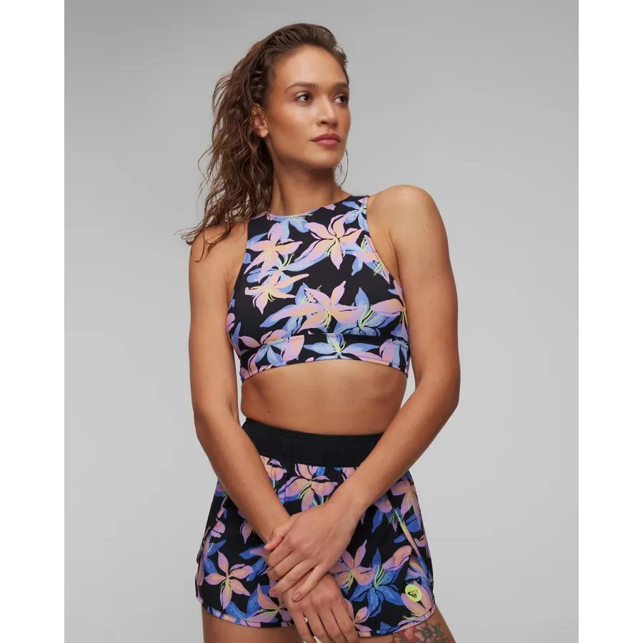 obrazek 1 Crop Top Kąpielowy Roxy Active Printed