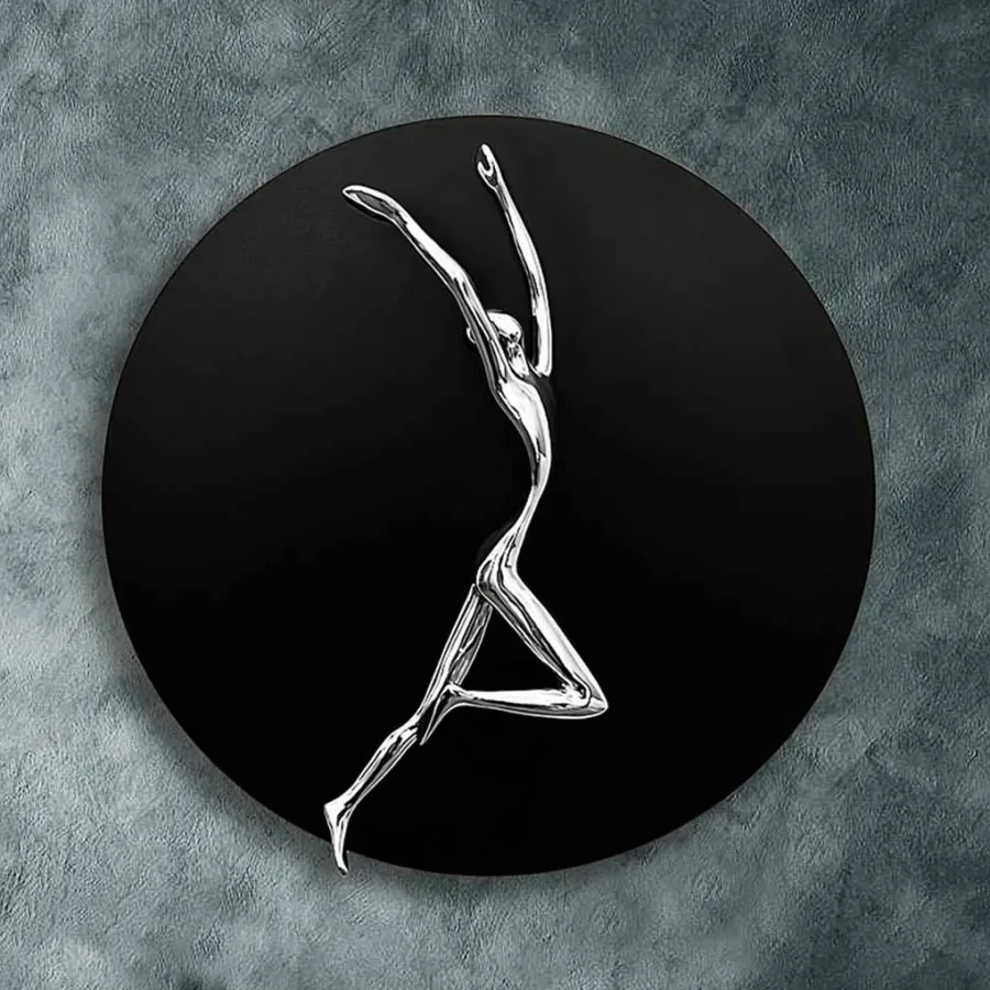 obrazek 5 Nowoczesna metalowa sztuka ścienna do salonu