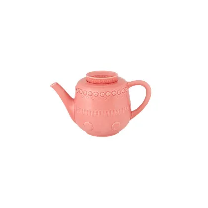 Zdjęcie Ceramiczny różowy dzbanek do herbaty - Bordallo Pinheiro