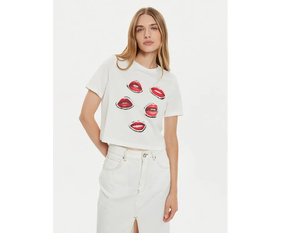 obrazek 1 Vero Moda T-Shirt Elena 10326789 Biały Boxy Fit