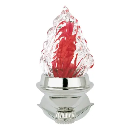 Zdjęcie Lampa stalowa na nagrobki (13,5 cm, naścienna)