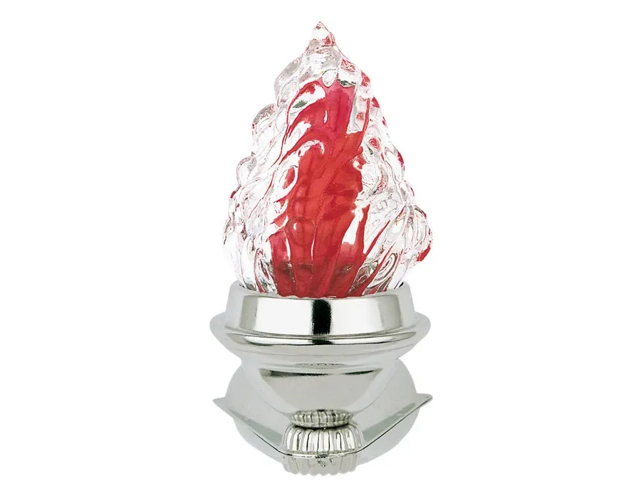 obrazek 1 Lampa stalowa na nagrobki (13,5 cm, naścienna)