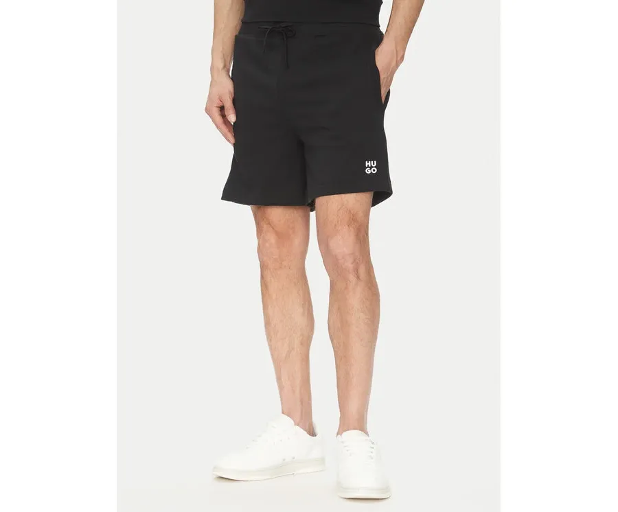 obrazek 1 HUGO Szorty sportowe 50540139 Czarny Regular Fit