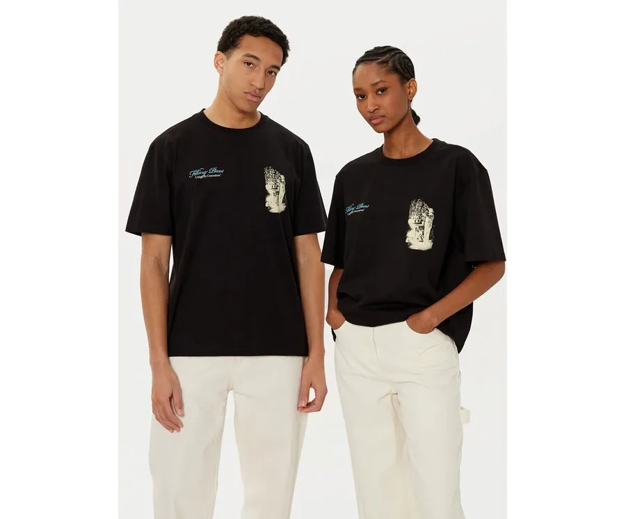 obrazek 1 Filling Pieces T-Shirt Unisex Gardener 7449985 Czarny Regular Fit