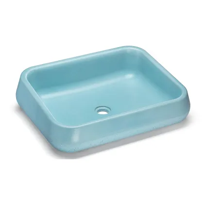 Zdjęcie Oszałamiająca umywalka 60 cm PERSEUS BASIC – średni kobaltowy, bez dekoru, lakier matowy