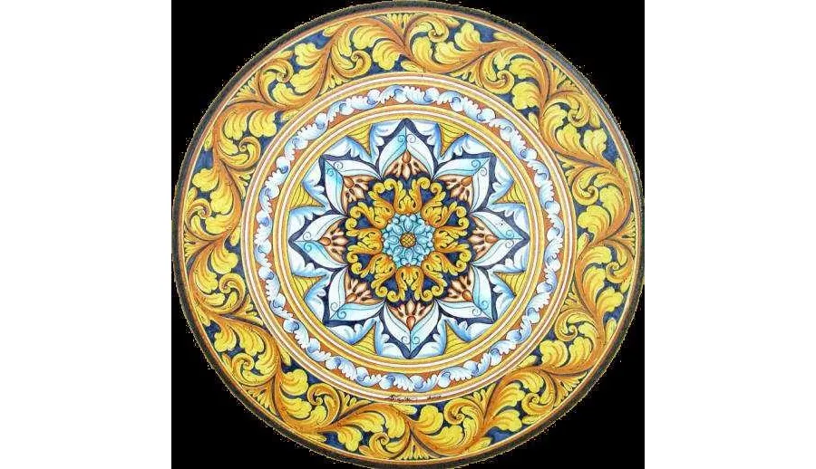 obrazek 1 Elegancki blat z kamienia wulkanicznego z bogatym dekoracyjnym ornamentem - Ceramiche Valchida