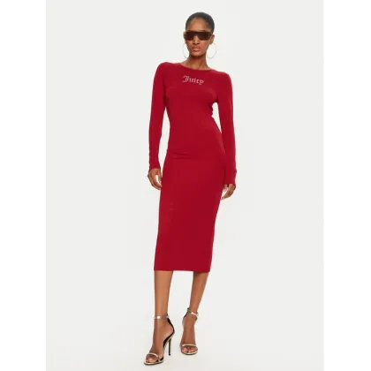 Zdjęcie Juicy Couture Sukienka codzienna Dizzie JCWED24309 Czerwony Slim Fit