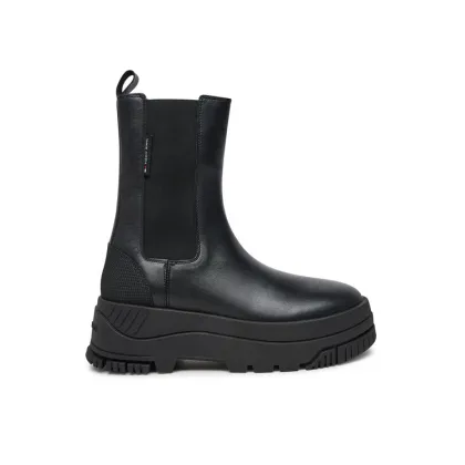 Zdjęcie Tommy Jeans Sztyblety Tjw Chelsea Flatform Boot EN0EN02597 Czarny