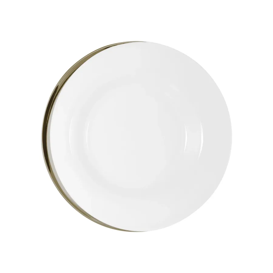 obrazek 1 Stylowy porcelanowy głęboki talerz 28 cm - Porcel