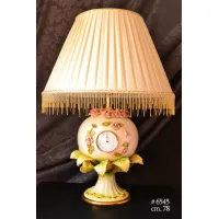 Picture A unique ceramic lamp with a clock - an original decoration for every home