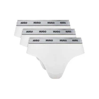 Zdjęcie HUGO Komplet 3 par fig klasycznych Triplet Pack Briefs 50545694 Biały
