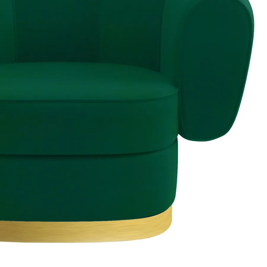 obrazek 6 Genialny fotel z metalową podstawą H.78xL.125xP.100 cm