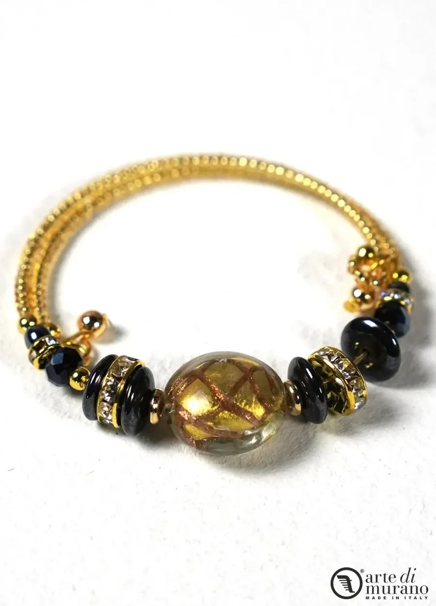 obrazek 1 Elegancka bransoletka z koralikami Conterie ze szkła Murano