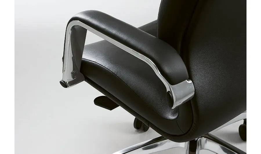 picture 11 Leather armchair prestigiously decorated with Wave leather