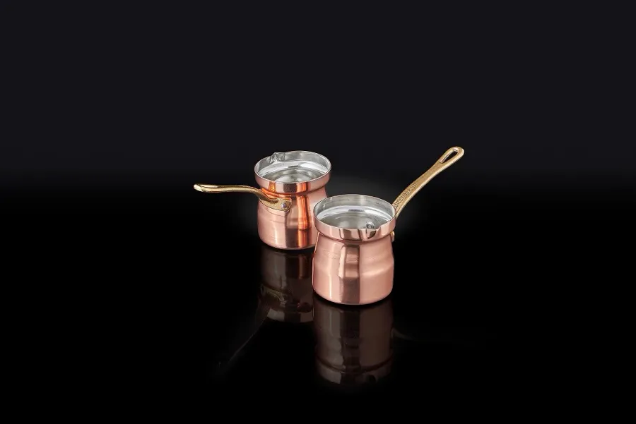 obrazek 2 Miedziany turecki ekspres do kawy Ø8CM - 0,4lt - Cu Artigiana