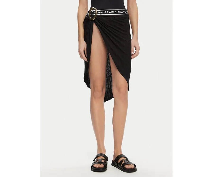 obrazek 1 Balmain Pareo BKG432120 Czarny Regular Fit