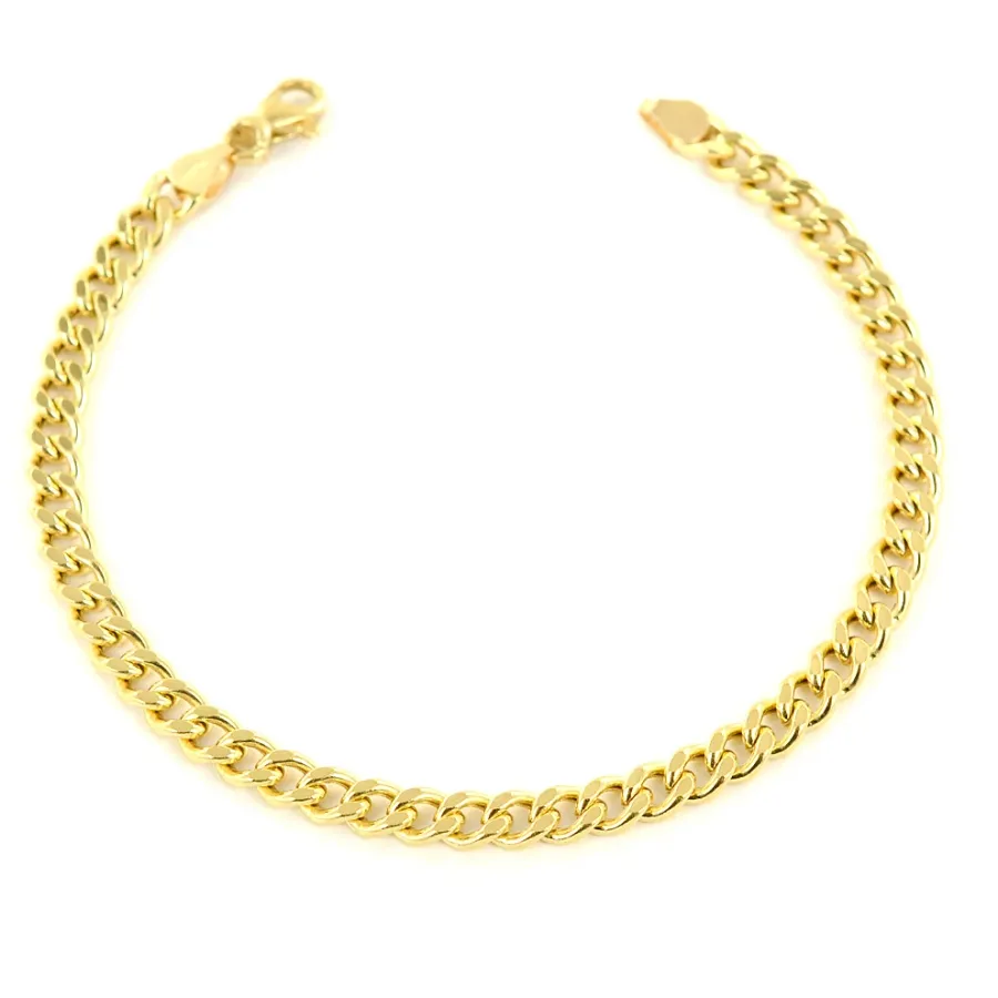 obrazek 1 Złota włoska bransoletka dla mężczyzn (21 cm)