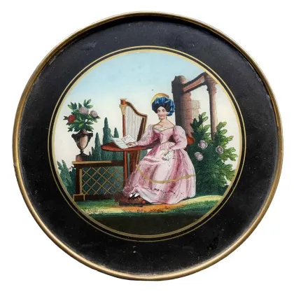 Picture French sweets box from the renovation period, 19th century