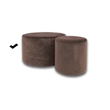 Zdjęcie Stylowa pufa w nowoczesnym stylu z Włoch Ø60cm - Casa + 39