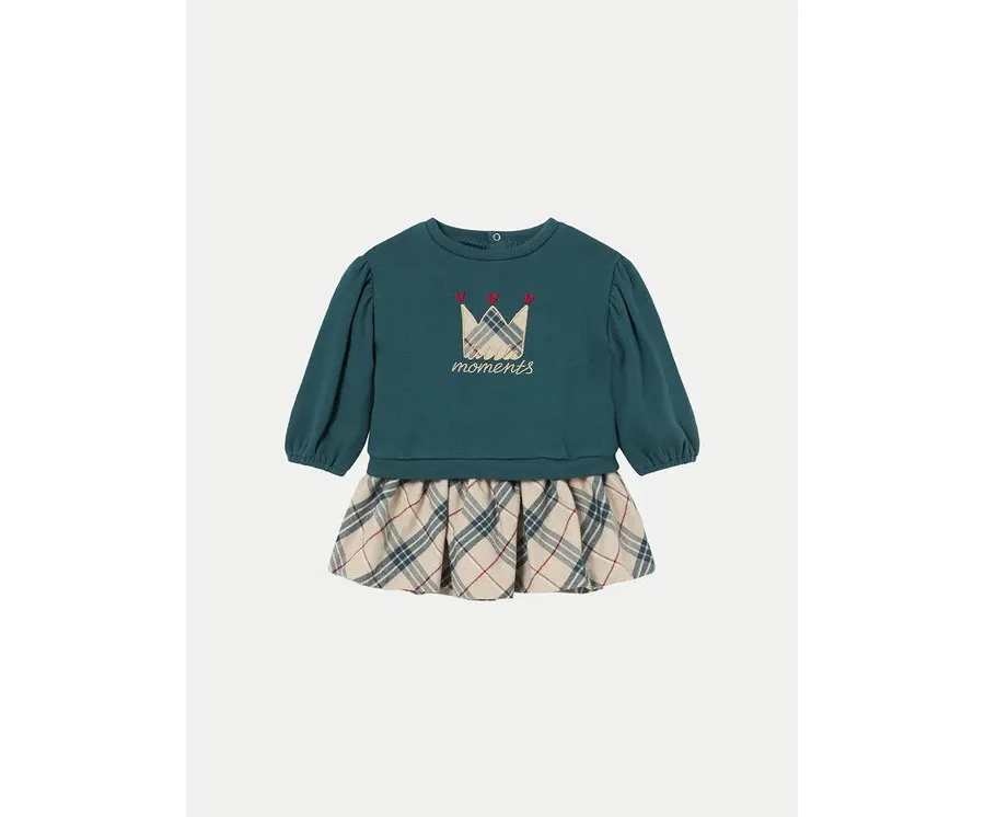 obrazek 1 Mayoral Komplet bluza i spódniczka 2929 Zielony Regular Fit