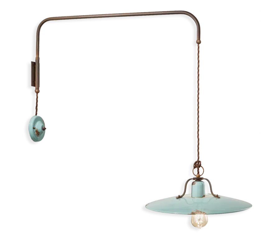 obrazek 1 Włoska lampa ścienna-kinkiet w stylu retro