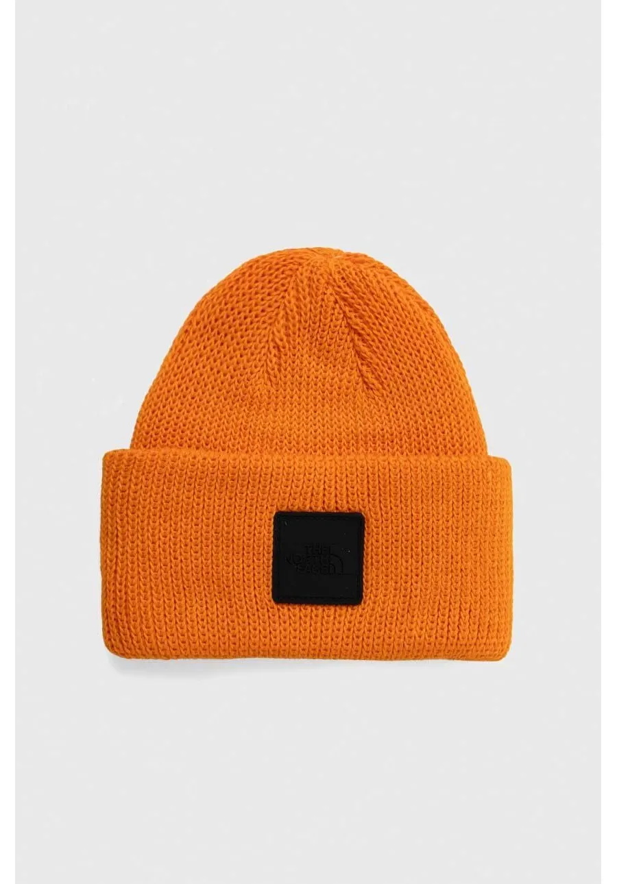 obrazek 1 The North Face czapka kolor pomarańczowy z grubej dzianiny