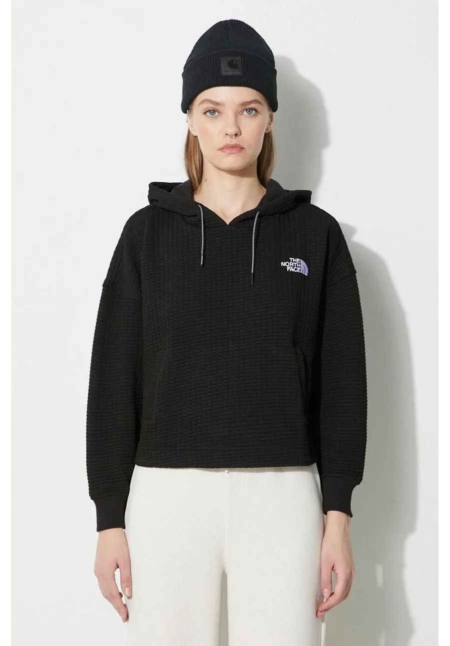 obrazek 1 The North Face bluza Mhysa damska kolor czarny z kapturem z aplikacją NF0A853WJK31