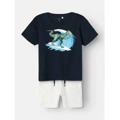 Zdjęcie NAME IT Komplet t-shirt i spodenki Junik 13226119 Kolorowy Regular Fit