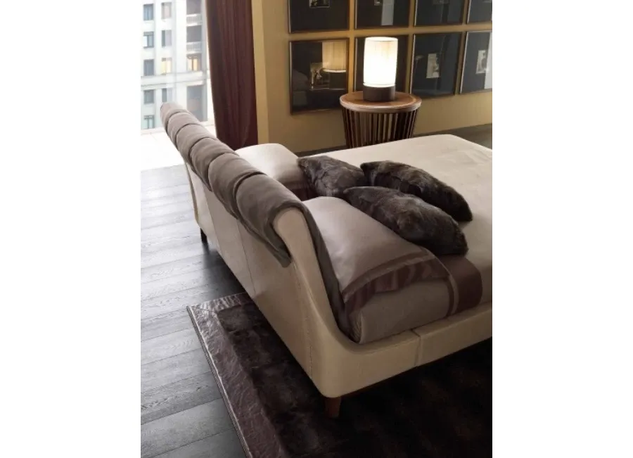 obrazek 1 Stylowe, włoskie łóżko z litego drewna, queen size - Ulivi Salotti