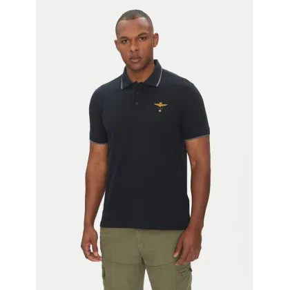 Zdjęcie Aeronautica Militare Polo 251PO1308P82 Granatowy Regular Fit