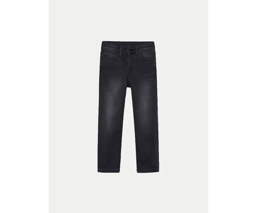 obrazek 1 Mayoral Jeansy 504 Czarny Slim Fit