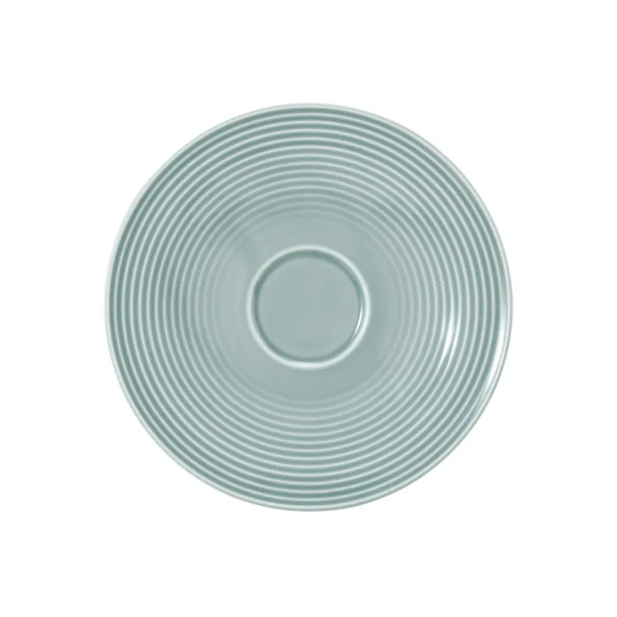 obrazek 1 Duży porcelanowy spodek pod filiżankę 16,5 cm w kolorze niebieskim - Seltmann Weiden