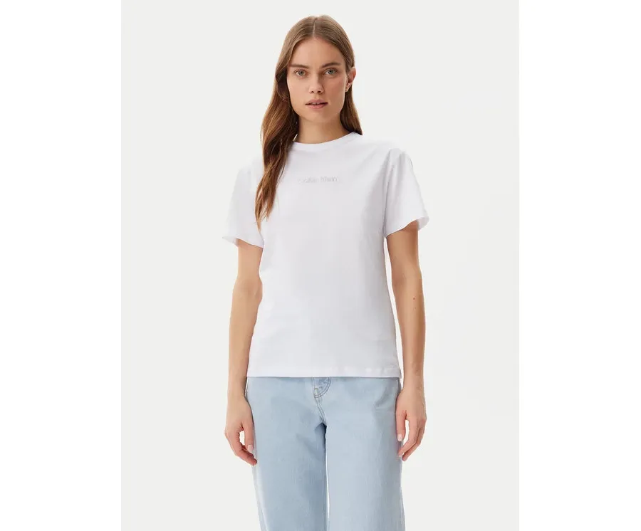 obrazek 1 Calvin Klein T-Shirt K20K208294 Biały Regular Fit