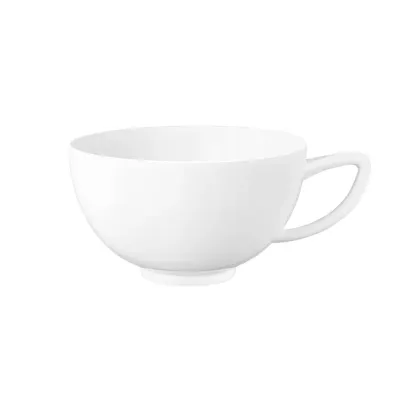 Zdjęcie Ekskluzywna biała porcelanowa filiżanka do herbaty o nowoczesnym ponadczasowym kształcie - Tettau