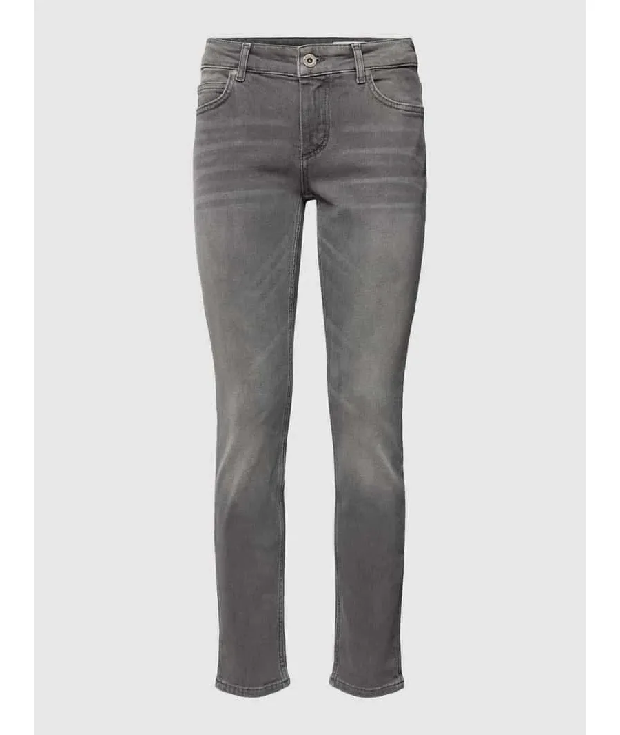obrazek 1 Jeansy o kroju slim fit z detalem z logo model ‘ALBY’