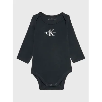 Zdjęcie Calvin Klein Jeans Body dziecięce Monogram IN0IN00033 Czarny Regular Fit
