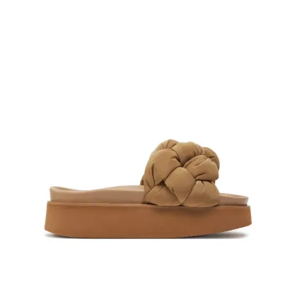 Zdjęcie Inuikii Klapki Puffer Braided 70103-177 Brązowy