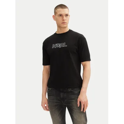 Zdjęcie KARL LAGERFELD T-Shirt 755156 552235 Czarny Regular Fit