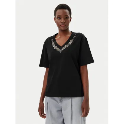 Zdjęcie Liu Jo T-Shirt WA5146 JS923 Czarny Regular Fit