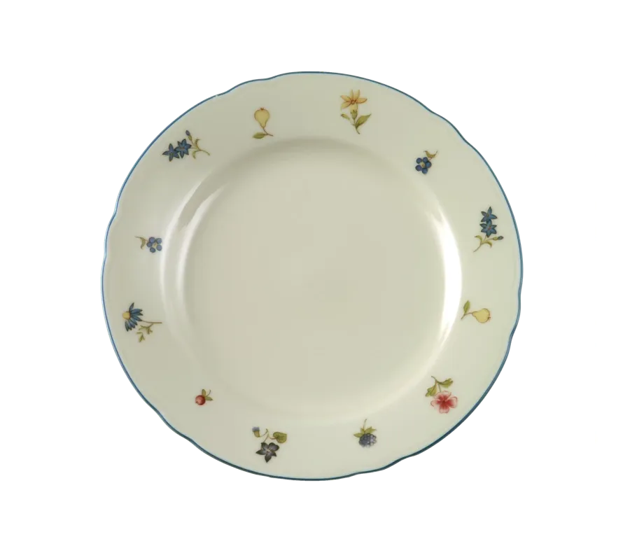 obrazek 1 Piękny ozdobny porcelanowy talerz na chleb 17 cm - Seltmann Weiden