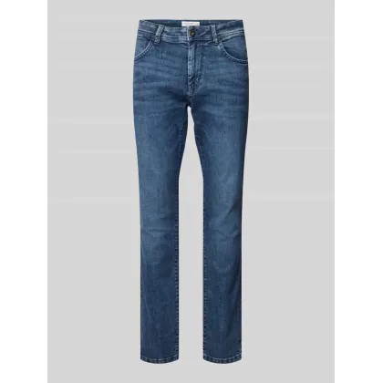 Zdjęcie Jeansy o kroju regular slim z detalem z logo model ‘Josh’