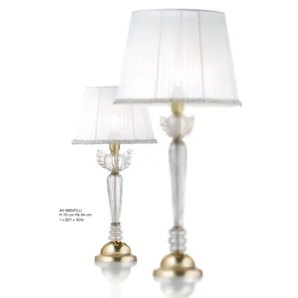 Picture Small table lamp made of Murano glass with