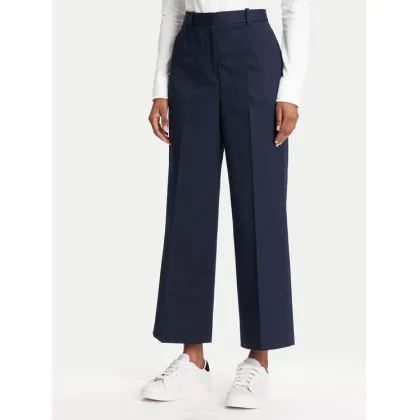 Zdjęcie Tommy Hilfiger Spodnie materiałowe WW0WW45791 Granatowy Wide Leg