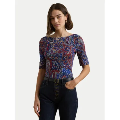 Zdjęcie LAUREN RALPH LAUREN Bluzka 200957613001 Kolorowy Slim Fit