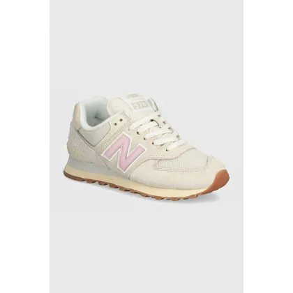 Zdjęcie New Balance 574 sneakersy kolor beżowy WL574GU2
